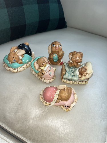 Pendelfin set bunnies - pendelfin,