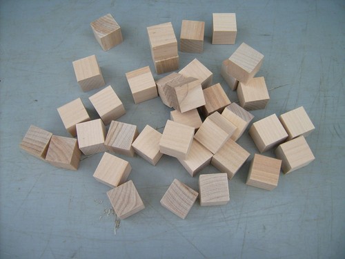 20x wood cubes wooden - wooden, /