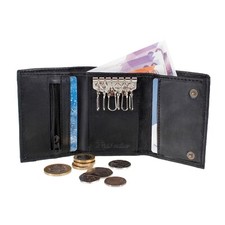 Black Leather Key Holder / Key