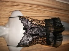 ss90   sexy leopard print and frills top with g.string