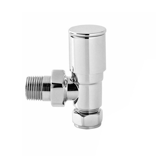 Angled manual radiator valves - manual,