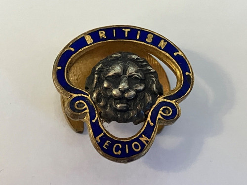 Genuine british legion - british, button
