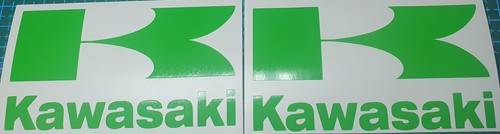 Kawasaki logo vinyl decal - x,