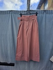 Zara Pink Cotton Wide Leg
