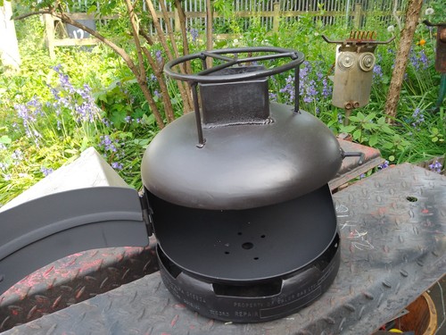 Gas bottle woodburner camping - gas, /camping