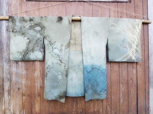 Vintage silk haori - silk, kimono