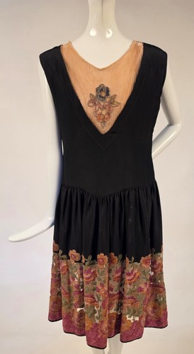 1920 black silk - 1920’s,