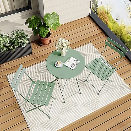 Piece folding table and - 3-piece,