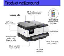 HP Officejet Pro 8122e/8124e/8134e All-in-One Multifunction Printer