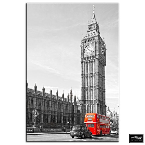 London red bus city - red, box