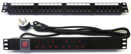 Cat5e port patch panel - port,