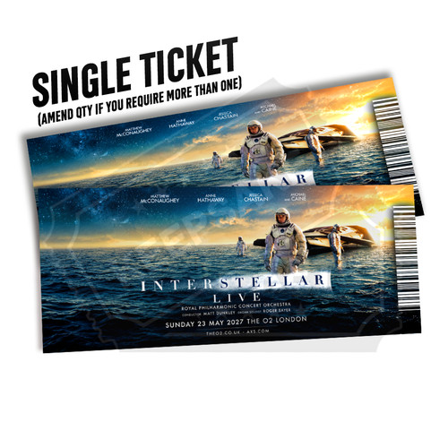 Interstellar live 2027 ticket - interstellar,