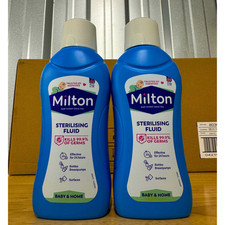 2x Milton Sterilising Fluid 500ml – Baby Steriliser – UK Seller Stock