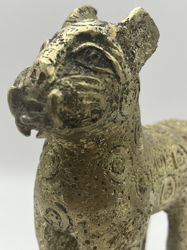 Benin style bronze leopard - bronze,