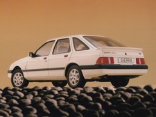 FORD SIERRA XR4x4, REAR SIDE VIEW, DIGITAL COLOR PHOTOGRAPH.