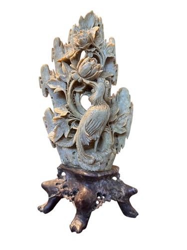 Chinese soap stone carved - chinese,