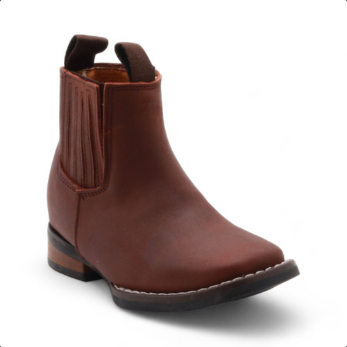 Evan kids brown leather - evan,