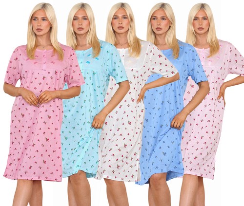 Short sleeve nightie - short,