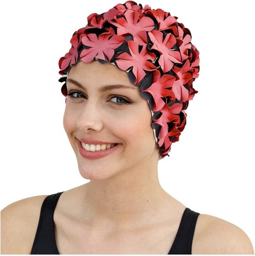 Ladies fashy swim cap retro - cap,