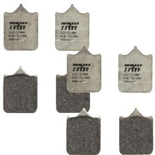 Carbon front brake pad - , set