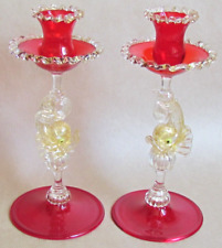 VENETIAN SALVIATI PAIR OF RUBY