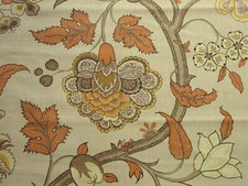 Vintage '1975' Linen Union Interiors Fabric Tree of Life Design 40"Lx 56"W