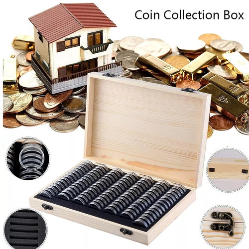 100pcs coins display storage - coins,