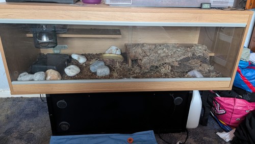 Foot vivarium oak coloured - vivarium,