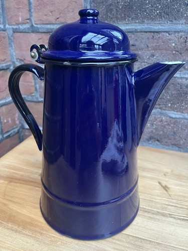 Vintage royal blue enamelled - vintage,