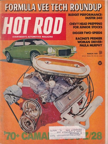 Hot rod magazine march 1970 - hot,