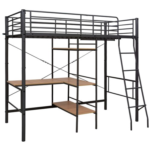 Bunk bed with table - table, frame