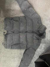 Nvlty paint grey puffer jacket