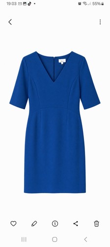 Linear size blue dress - 18,