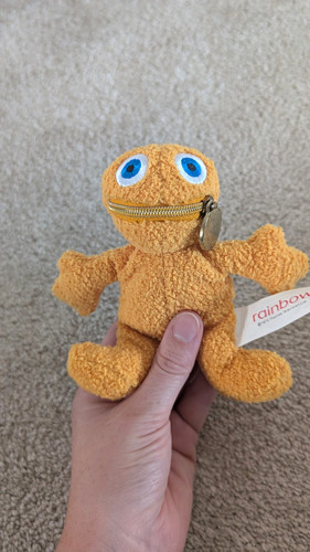 Rainbow orange mini plush - rainbow,