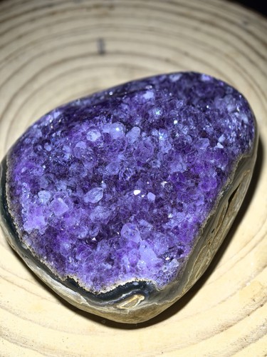 Natural amethyst geode - natural, cluster