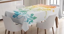 Crane Tablecloth Oriental Bird
