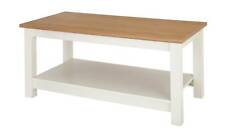 Winchester Coffee Table White Wood Finish Elegant Centerpiece for Living Room