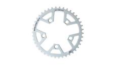 Gebhardt 3/32" 2mm Dural Chainring | 94mm BCD | Silver |  5-Arm | All Sizes |