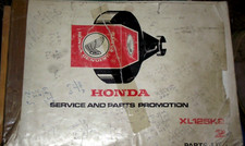 HONDA XL125K2 PART LIST MANUAL  (GENUINE MANUAL)