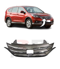 FOR HONDA CR-V 12-14 NEW FRONT CENTER GRILLE CHROME TRIM NO BADGE 71121T0TH01