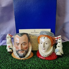 **RARE**Royal Doulton Character Jug**Queen Elizabeth I & King Philip of Spain** 