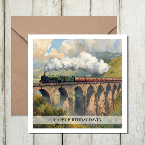 Personalised steam train - personalised,