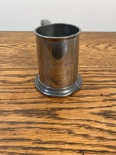 ANTIQUE PEWTER TANKARD RMS
