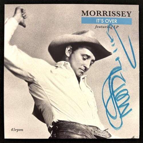Morrissey signed autograph - morrissey,