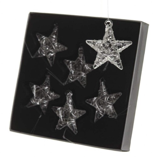 Set glass stars - glass, christmas