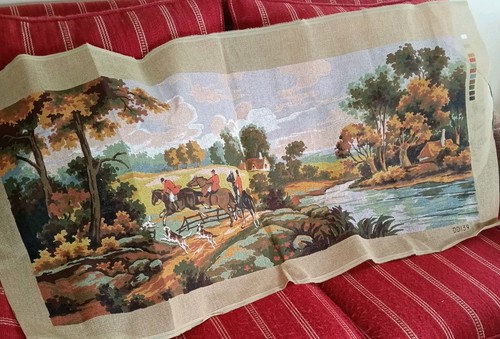 X19 vintage needlepoint - vintage,