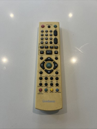 Goodmans dvd combi remote - goodmans,