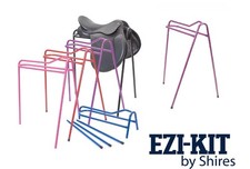 COLLAPSIBLE SADDLE STAND Shires Detachable Legs Plastic Coated Steel PURPLE