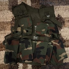 Assault Vest Army Soldier Costume Play W/ Free Helmet 8-10yr