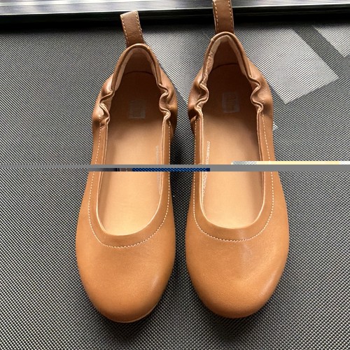 Fitflop brown leather - brown, ballet